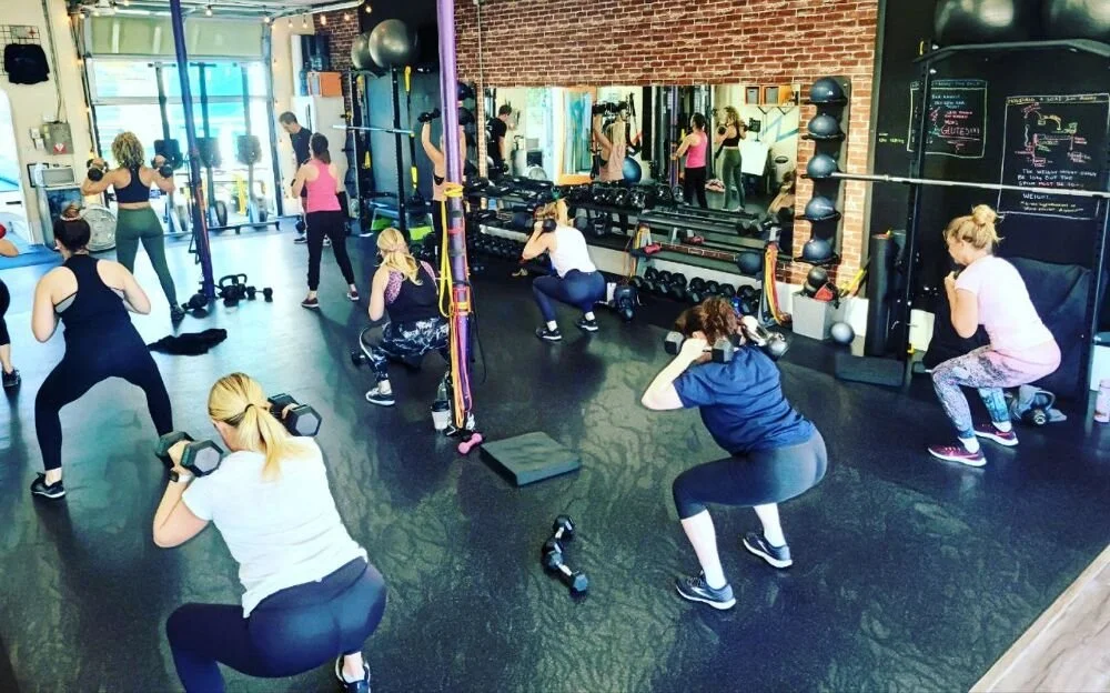 Clients training together in the Efficient Working Bodies studio